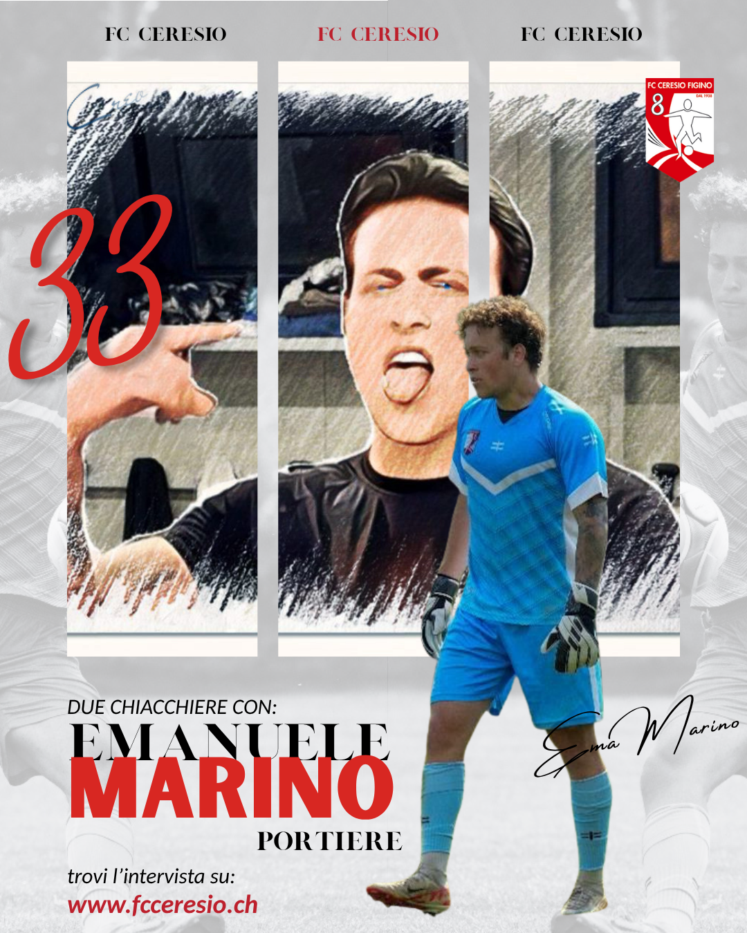Emanuele Marino FC Ceresio portiere